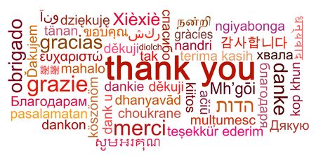 Thank You Concept different Languagesの写真素材
