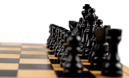 Chess Team Blackの写真素材