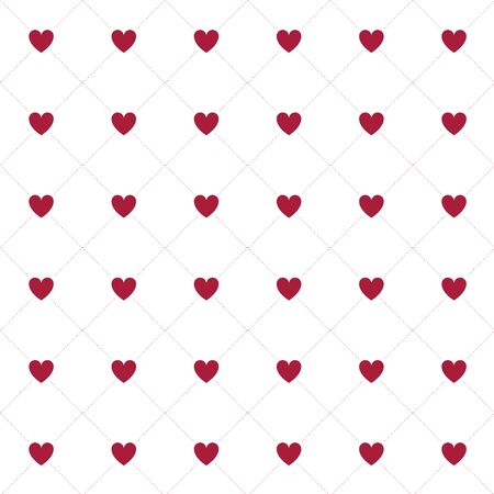 Hearts pattern
