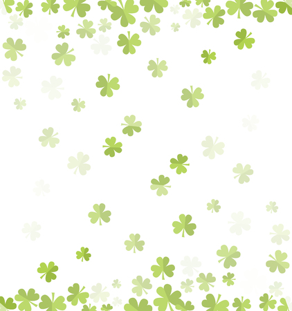 Saint Patrick background with clower. Vectorのイラスト素材