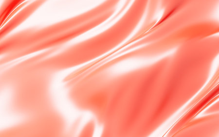 Pink abstract flowing cloth, 3d rendering. Computer digital drawing.の写真素材