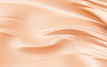 Abstract brown fabric silk texture background, 3d rendering. Digital drawing.の写真素材