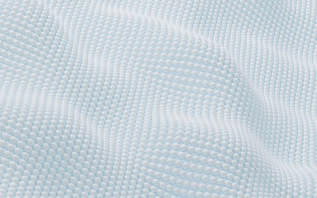 White braided fabric background, 3d rendering. Digital drawing.の写真素材