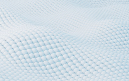 White braided fabric background, 3d rendering. Digital drawing.