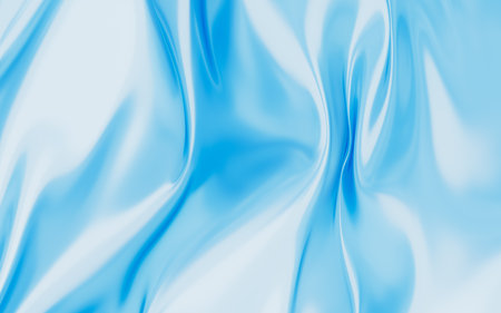 Abstract silk fabric design element, silk background, 3d rendering. 3d illustration.の写真素材