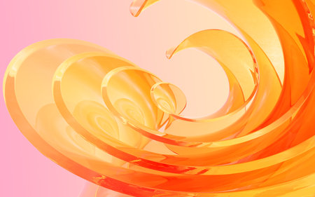 Abstract glass background, 3d rendering. 3d illustration.の写真素材