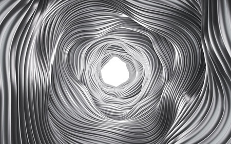 Abstract black metal background, 3d rendering. 3d illustration.の写真素材