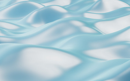Abstract silk fabric background, 3d rendering. 3d illustration.の写真素材