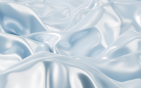 Abstract silk fabric background, 3d rendering. 3d illustration.の写真素材