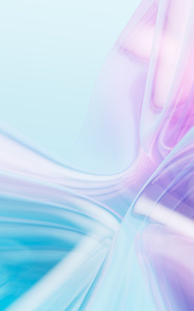 Gradient abstract glass background, 3d rendering. 3d illustration.の写真素材