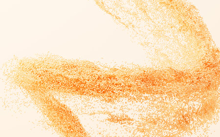 Abstract splashing particles, colorful particles, 3d rendering. 3d illustration.の写真素材