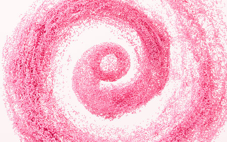 Abstract splashing particles, colorful particles, 3d rendering. 3d illustration.