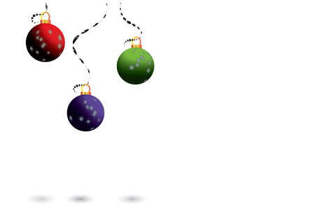 Christmas decorationのイラスト素材