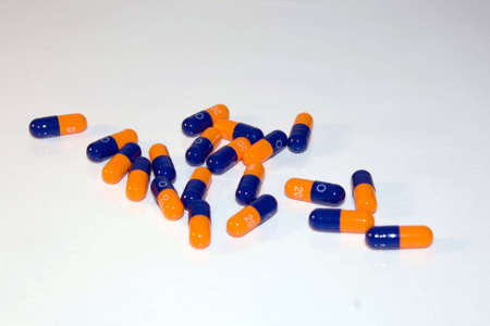 pills blue and yellow