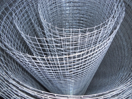 The metal mesh  Roll の写真素材