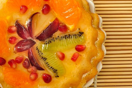 Fruit cake.の写真素材