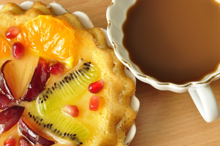 Coffee and cake.の写真素材