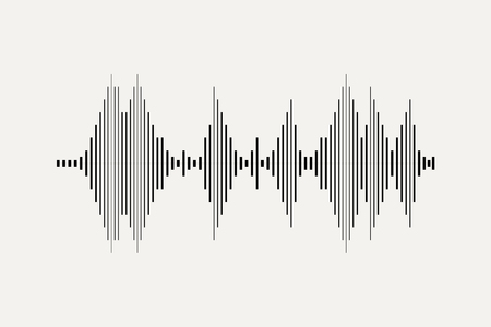 Music wave background