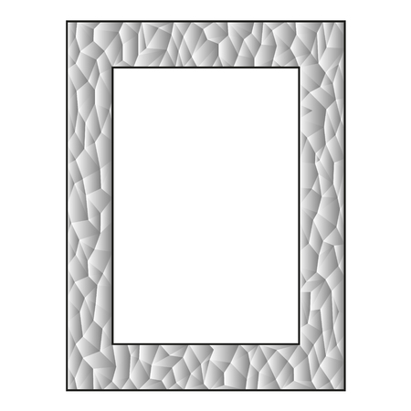 Gradient polygon frameのイラスト素材