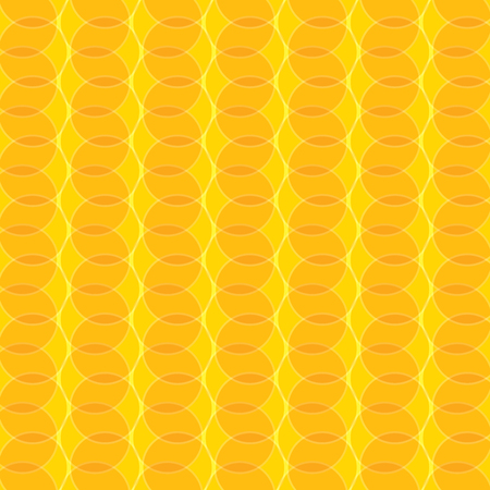 Abstract circle mosaic background. Geometric texture with space modern design on yellow background. Vector illustrationのイラスト素材