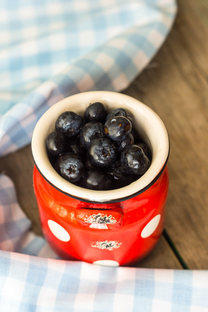 fresh ripe blueberries berriesの写真素材