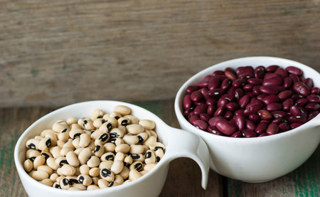 Multicolored mixed dried beans