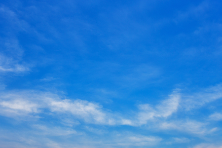 blue sky background with white clouds.の写真素材