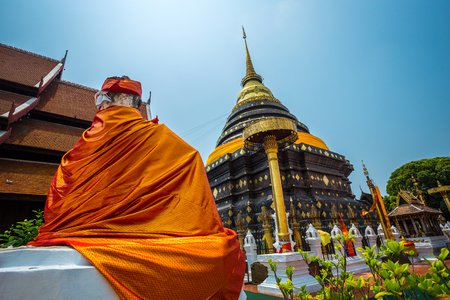Wat Phra That Lampang Luang is a Lanna-style Buddhist temple in Lampang in Lampang Province, Thailandの写真素材