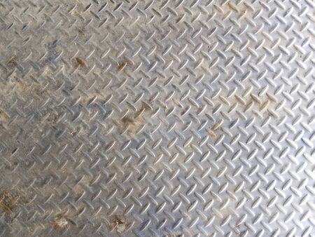 Old diamond iron plate texture background.の写真素材