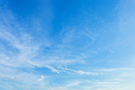 blue sky background texture with white clouds.の写真素材
