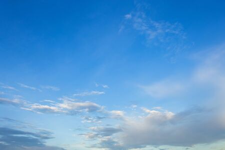 blue dramatic sunset sky texture background.の写真素材