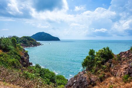 Beautiful the sea at Hat chao lao beach in Chanthaburi, Thailand.の写真素材