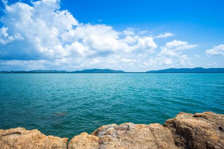 Beautiful the sea at Hat chao lao beach in Chanthaburi, Thailand.の写真素材