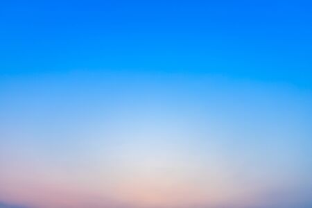 blue bright dramatic sunset sky in countryside or beach colorful cloudscape texture air background.の写真素材