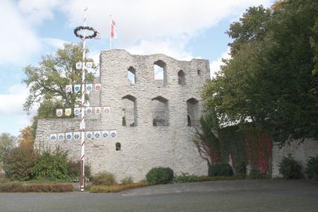 castle ruins of Bad Lippspringeのeditorial素材