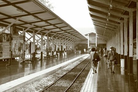 Train station in Thailandのeditorial素材