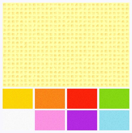 Pack of colored paper and canvas backgrounds  Textures are tileable, seamless and scalable  File is made with no transparencies and gradients のイラスト素材