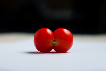 sweet tomato two in oneの写真素材