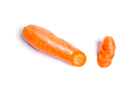 carrot isolatedの写真素材