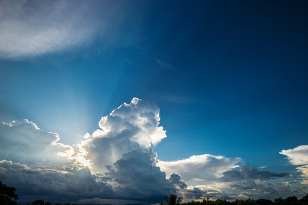 sky,Cloud cover sunの写真素材