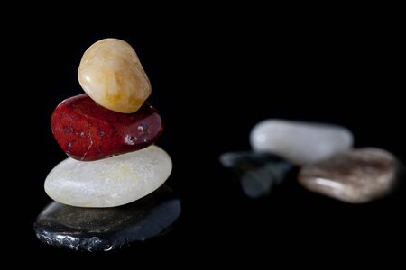 Symbolic - expression for equilibrium and balanceの写真素材