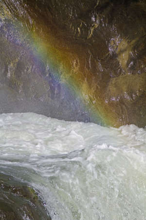 Umbal waterfalls in East Tyrolの写真素材