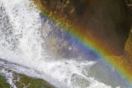 Umbal waterfalls in East Tyrolの写真素材