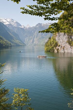 Königssee - lake in Bavariaの写真素材
