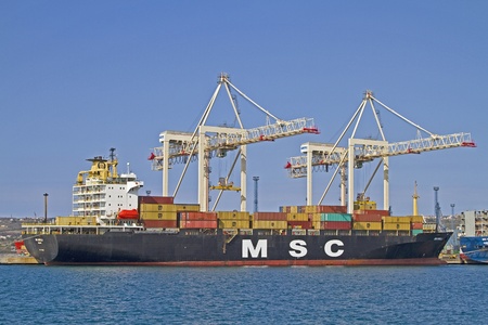 Port in Koper - Slovenia's only portのeditorial素材