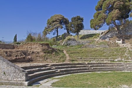Small Amphitheater in Pulaの写真素材