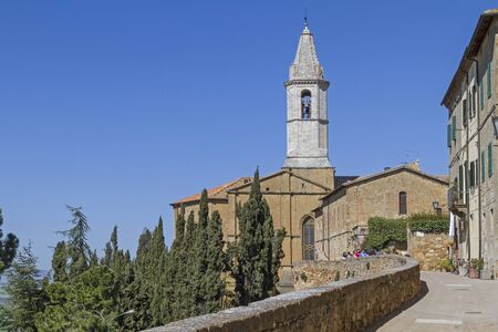 cathedral  Maria Assunta in Pienza のeditorial素材