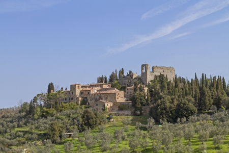 Montisi -  idyllic village in Tuscanyの写真素材