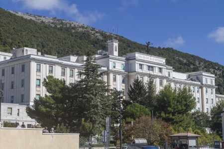  Casa Sollievo Della Sofferenza in San Giovanni Rotondo is one of the most prestigious hospitals in Italyのeditorial素材