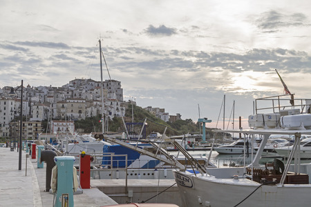 The port in Rodi Garganicoのeditorial素材